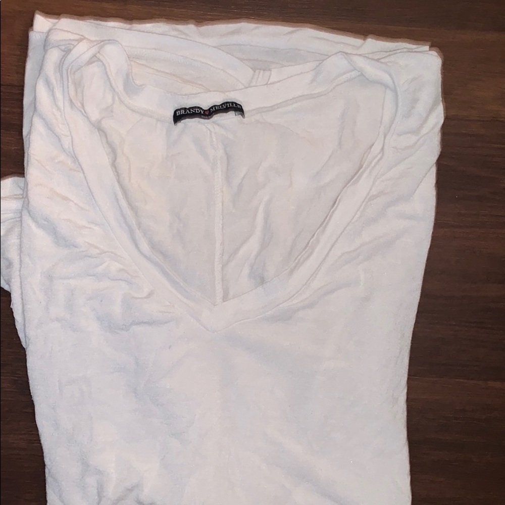 Brandy Melville White Tee